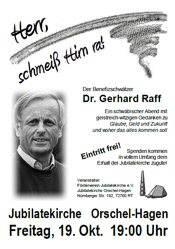 Veranstaltung mit dem Benefizschwtzer Dr. Gerhard Raff (2012)
